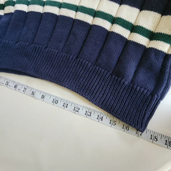 John Ashford 3D Knit Sweater Biggie Cosby Stripped Knit Multicolor 90’s Size Lg - Picture 10 of 10